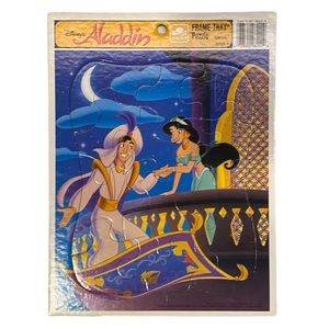 Disney Puzzle: Prince Ali and Jasmine Frame Tray Puzzle 12-piece